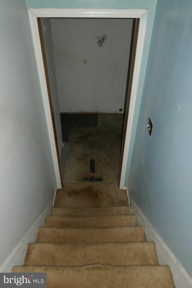 view of staircase