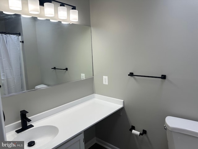 206 Mustang Ct, Gambrills, MD 21054 - bathroom with vanity and toilet