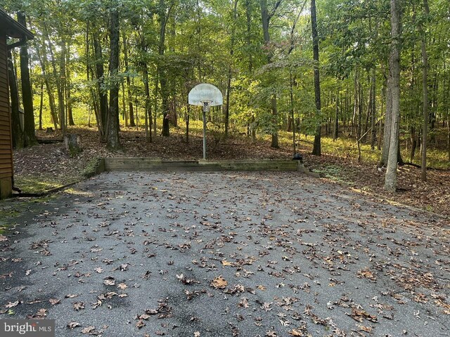 view of sport court