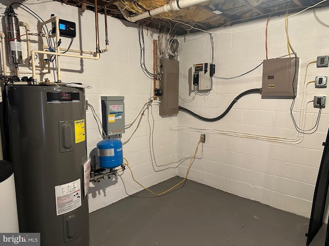 206 Mustang Ct, Gambrills, MD 21054 - utilities with electric water heater and electric panel
