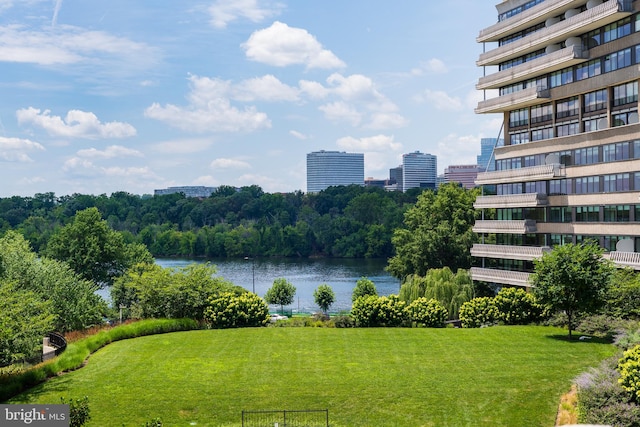 property view of water