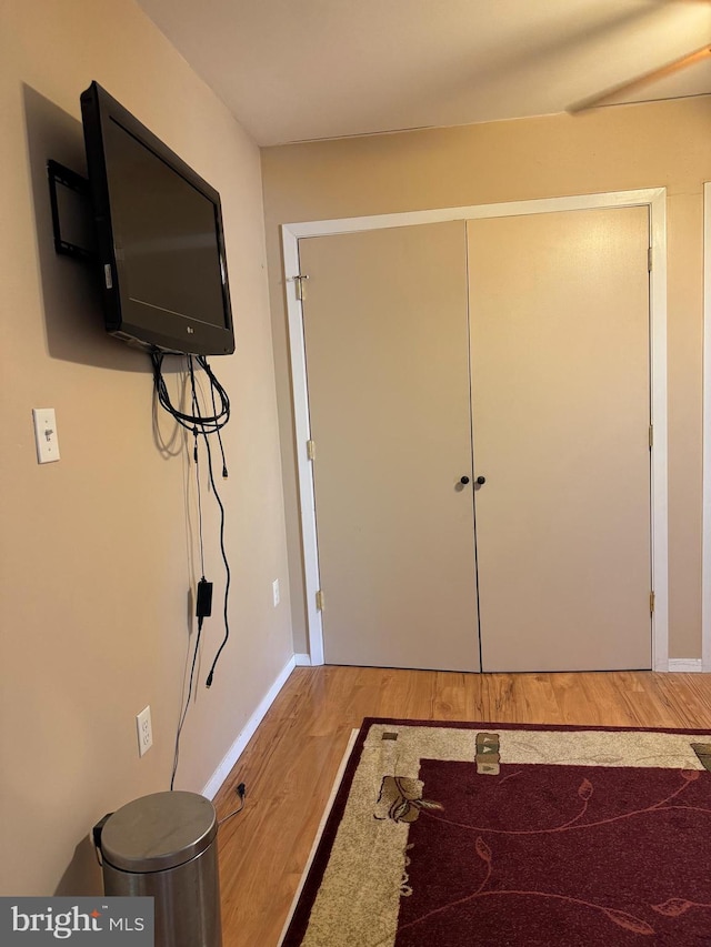 entryway featuring light hardwood / wood-style floors