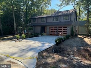 front facade featuring a garage