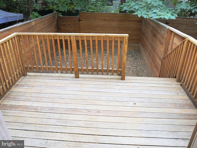 view of deck