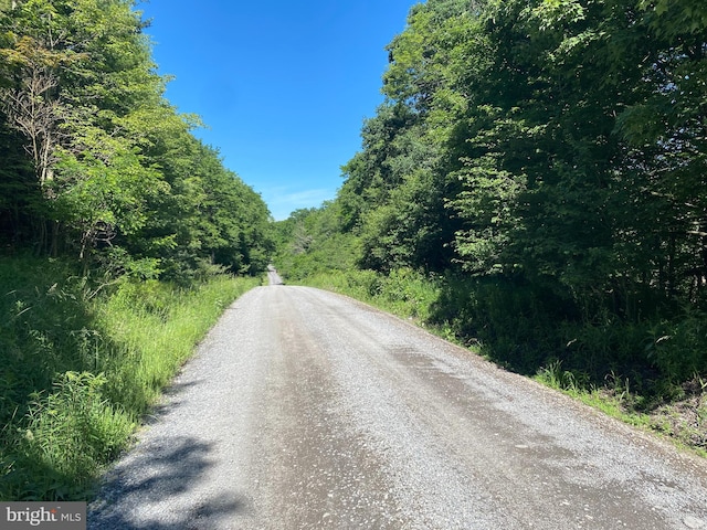 view of road