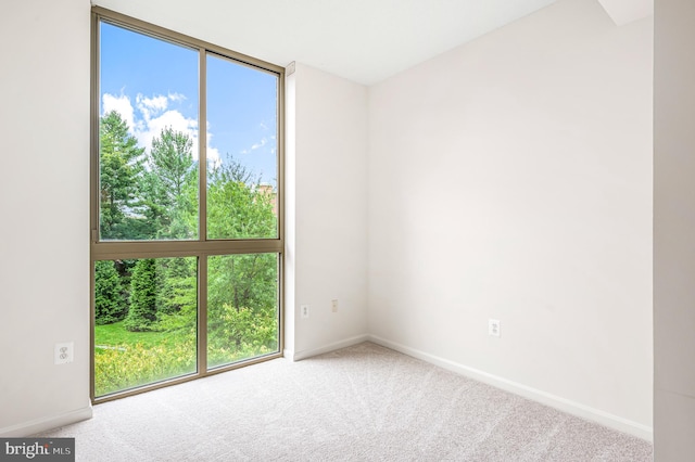 empty room with carpet flooring