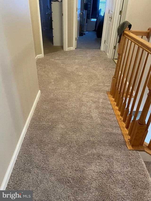 corridor with carpet