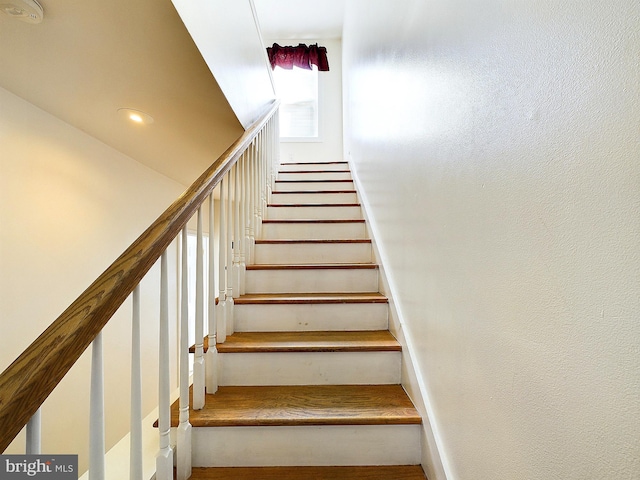 view of staircase