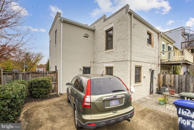 view of rear view of property