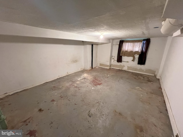 view of basement