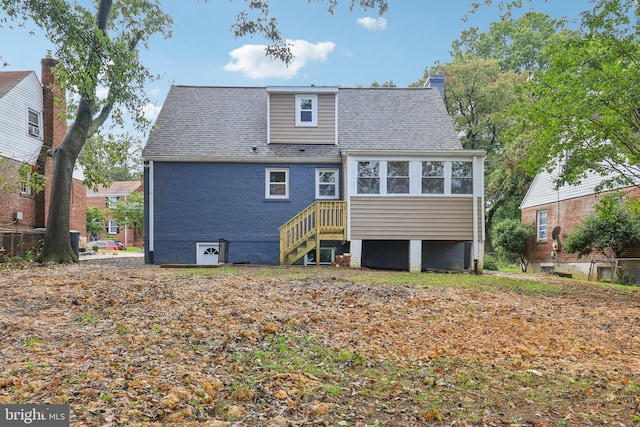 view of rear view of house