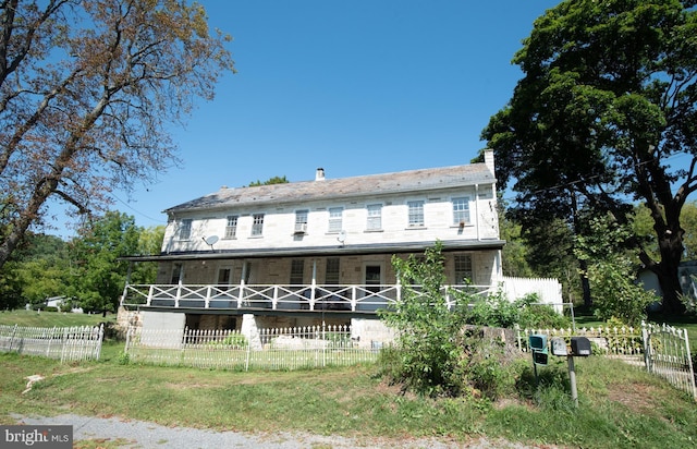 view of rear view of house