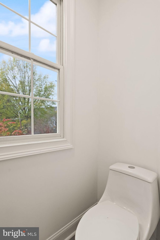 bathroom with toilet