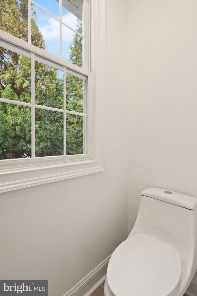 bathroom with toilet