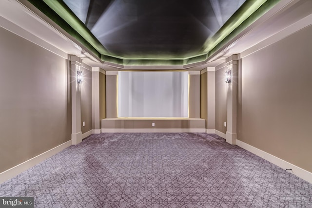 cinema with a raised ceiling