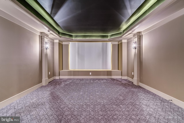 616 Gibson Cir SW, Vienna, VA 22180 - carpeted home theater featuring baseboards