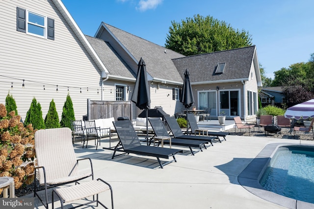 exterior space with a patio area