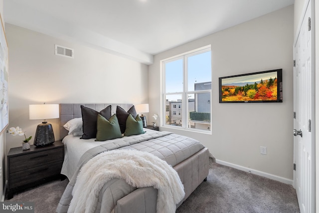 bedroom featuring carpet floors