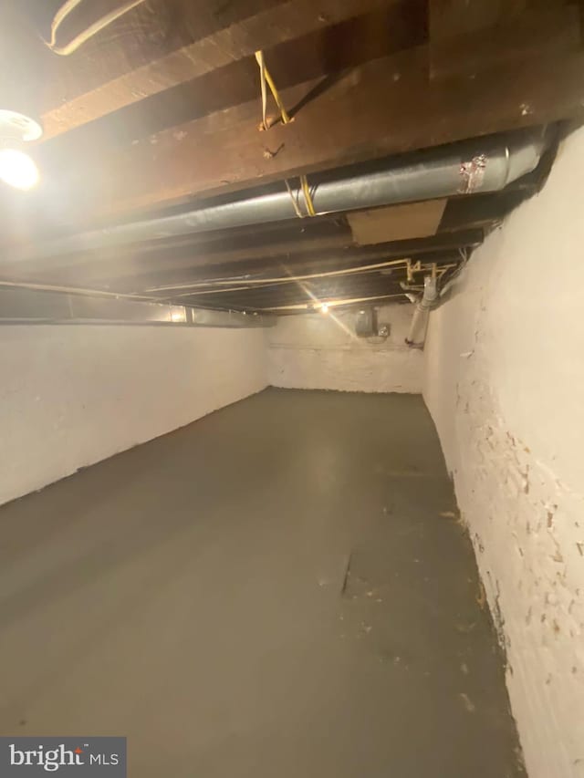 view of basement