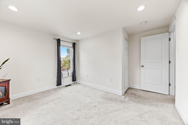 4201 Morrison Ct, Baltimore City, MD 21226 - interior space with recessed lighting, carpet, visible vents, and baseboards