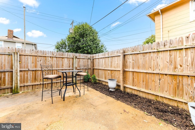 4201 Morrison Ct, Baltimore City, MD 21226 - view of patio / terrace with a fenced backyard