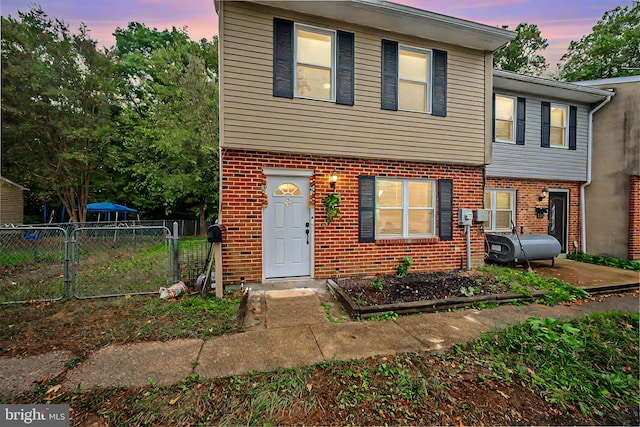 view of front of home