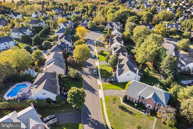 drone / aerial view