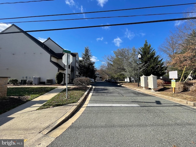 view of road