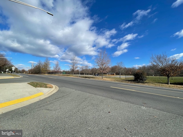 view of road