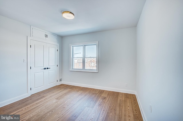 interior space featuring light wood-type flooring