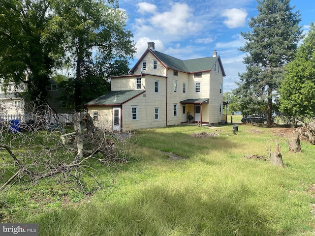 view of back of property