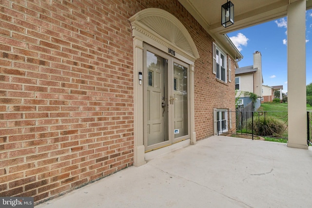 view of property entrance