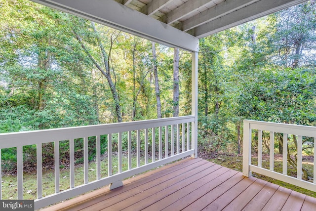 11160 Cove Lake Rd, Lusby, MD 20657 - view of deck