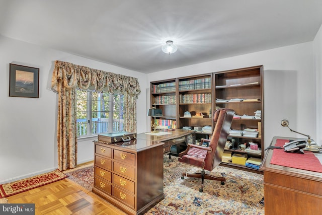 11160 Cove Lake Rd, Lusby, MD 20657 - home office with baseboards
