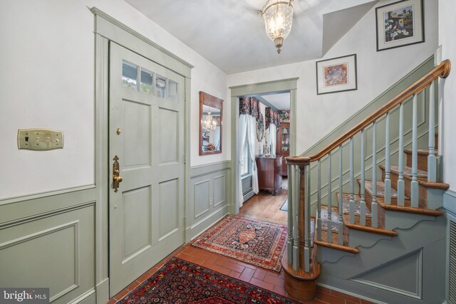 view of entrance foyer