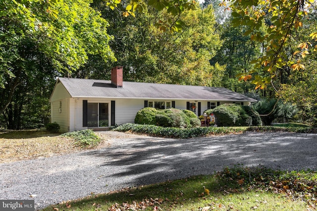 view of ranch-style house