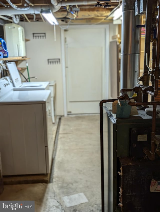 laundry room featuring laundry area and separate washer and dryer