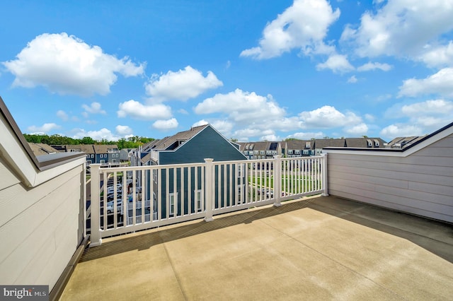 view of patio / terrace featuring a balcony