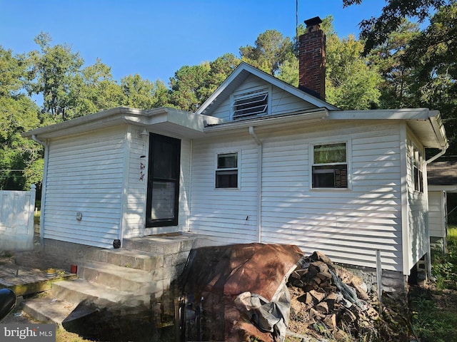 view of rear view of property