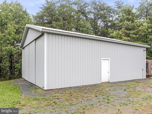 view of outbuilding