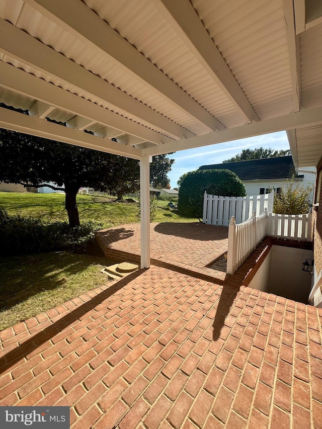 view of patio