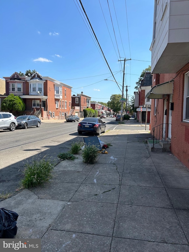 view of street