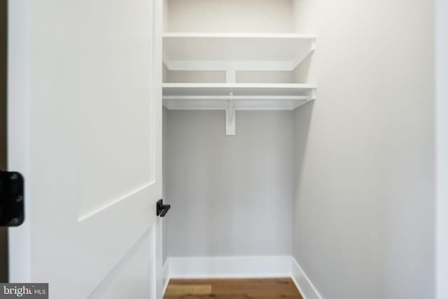 view of closet