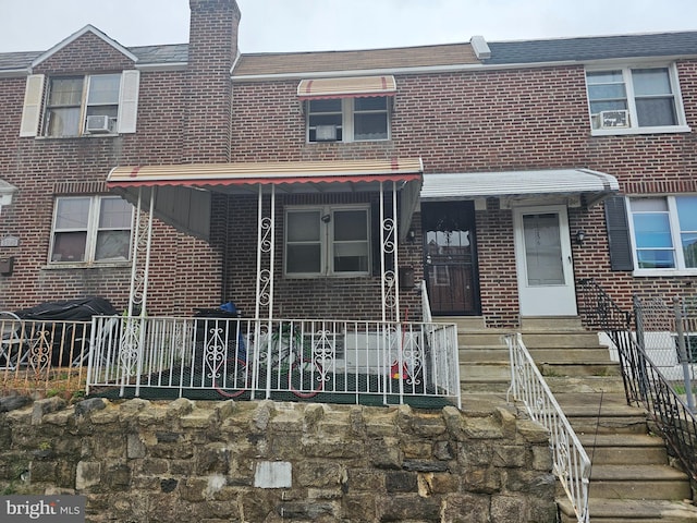 view of property featuring cooling unit