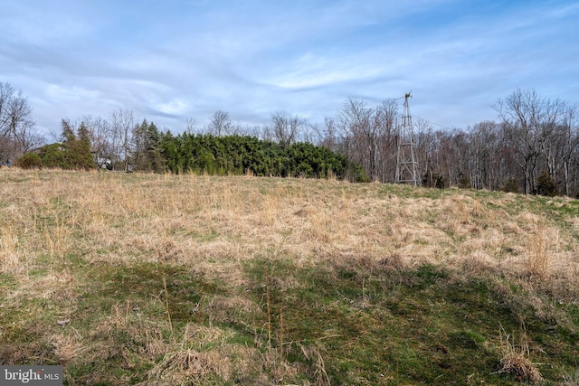 view of nature featuring a rural view