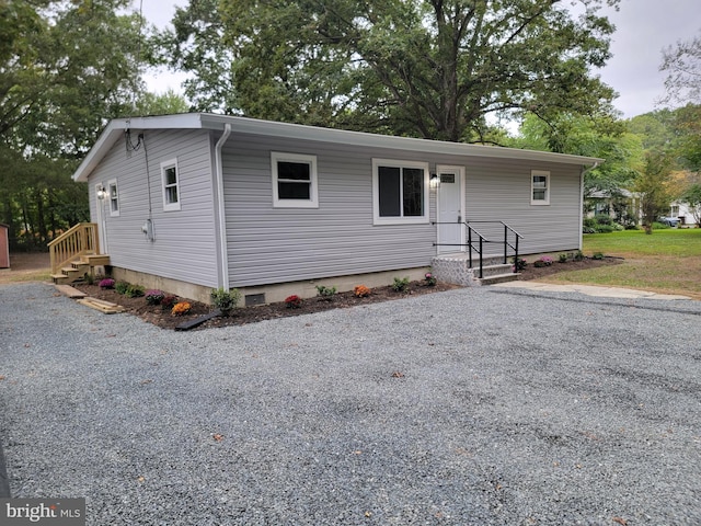 view of manufactured / mobile home