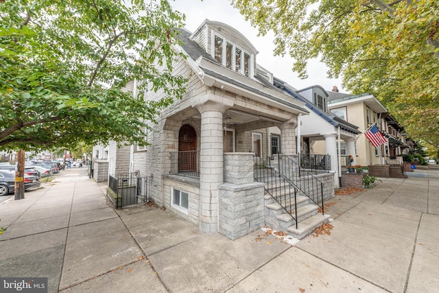 view of front of home