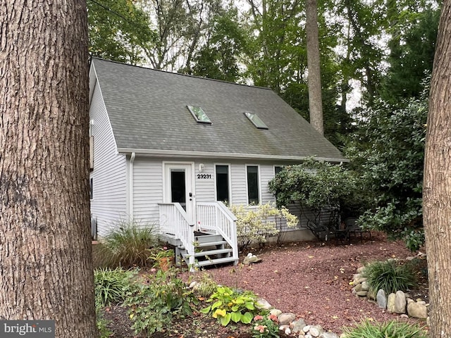 view of cape cod house