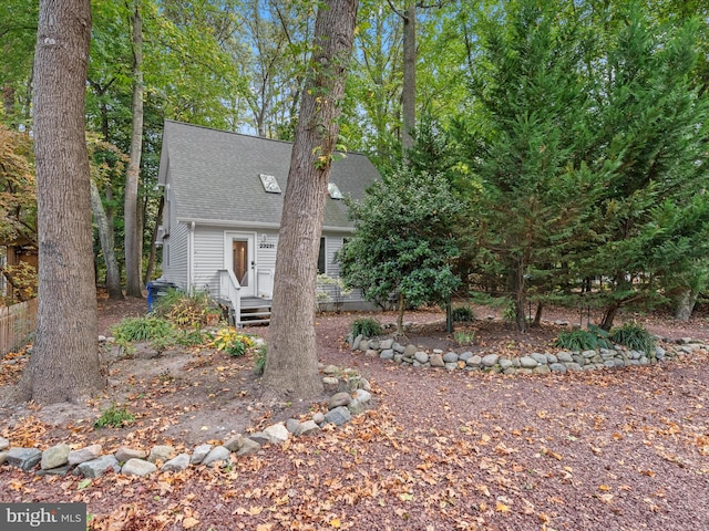 view of front of home