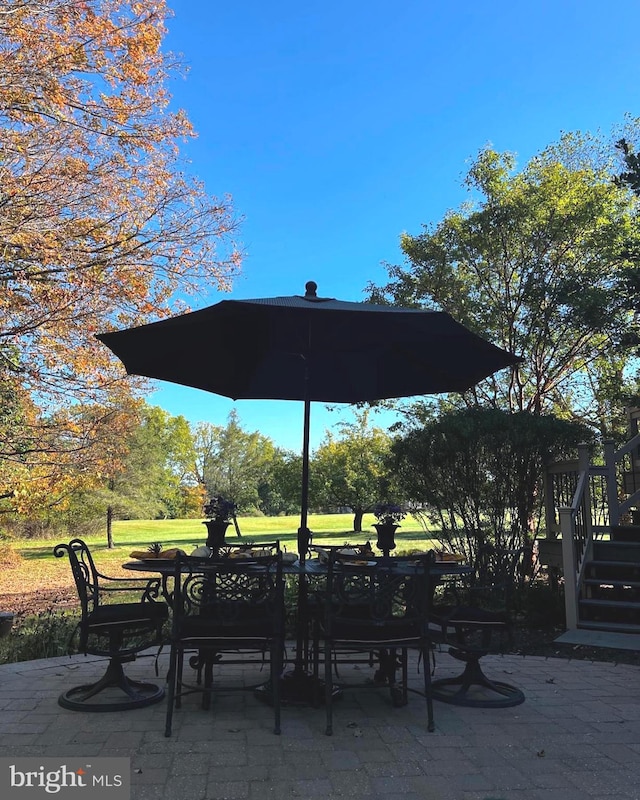 view of patio